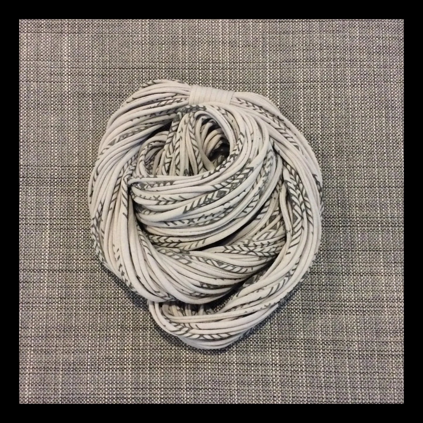 MeeLace Multi-Strand Infinity Scarf, Silver Shadow