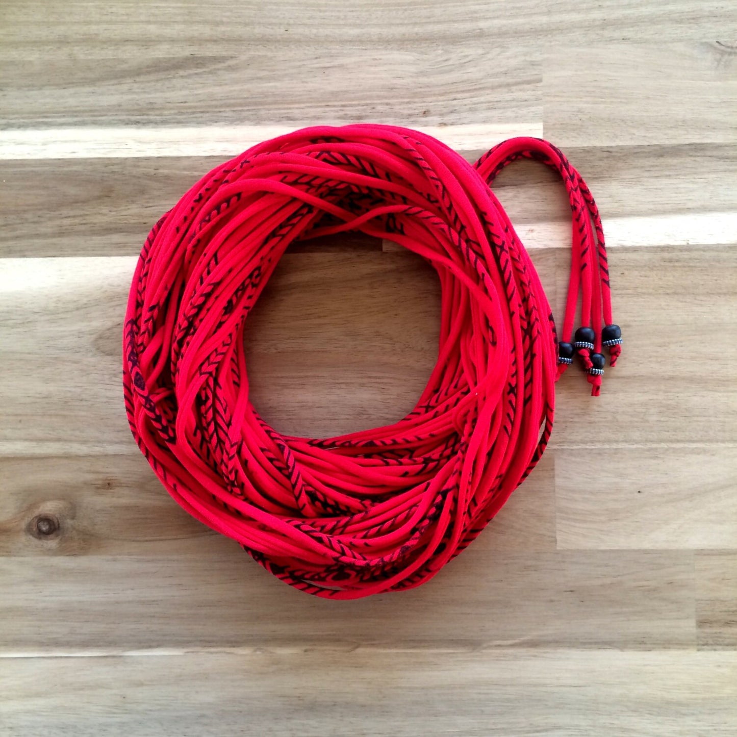 MeeLace Multi-Strand Infinity Scarf, Cayenne
